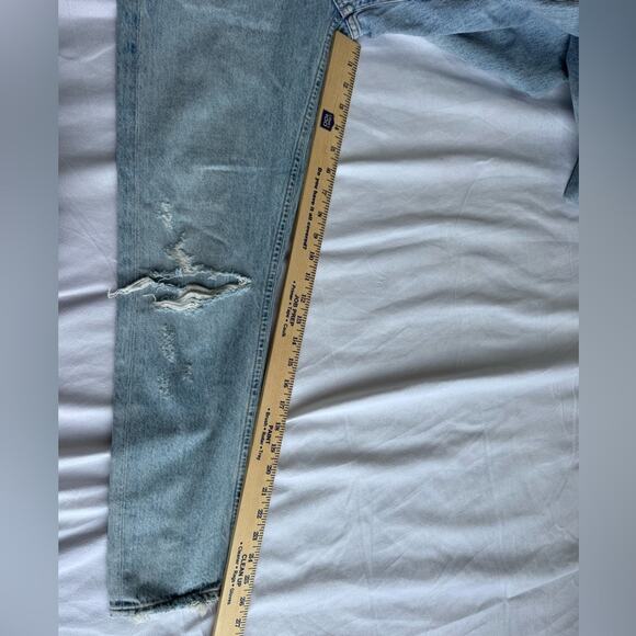Agolde Jamie High Rise Classic in Shakedown Size 23 or 0 100% Cotton Straight - Picture 11 of 11